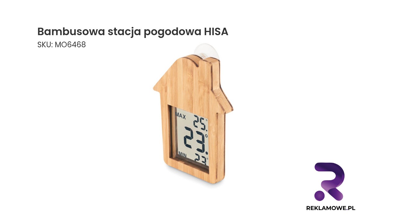 Bambusowa stacja pogodowa HISA