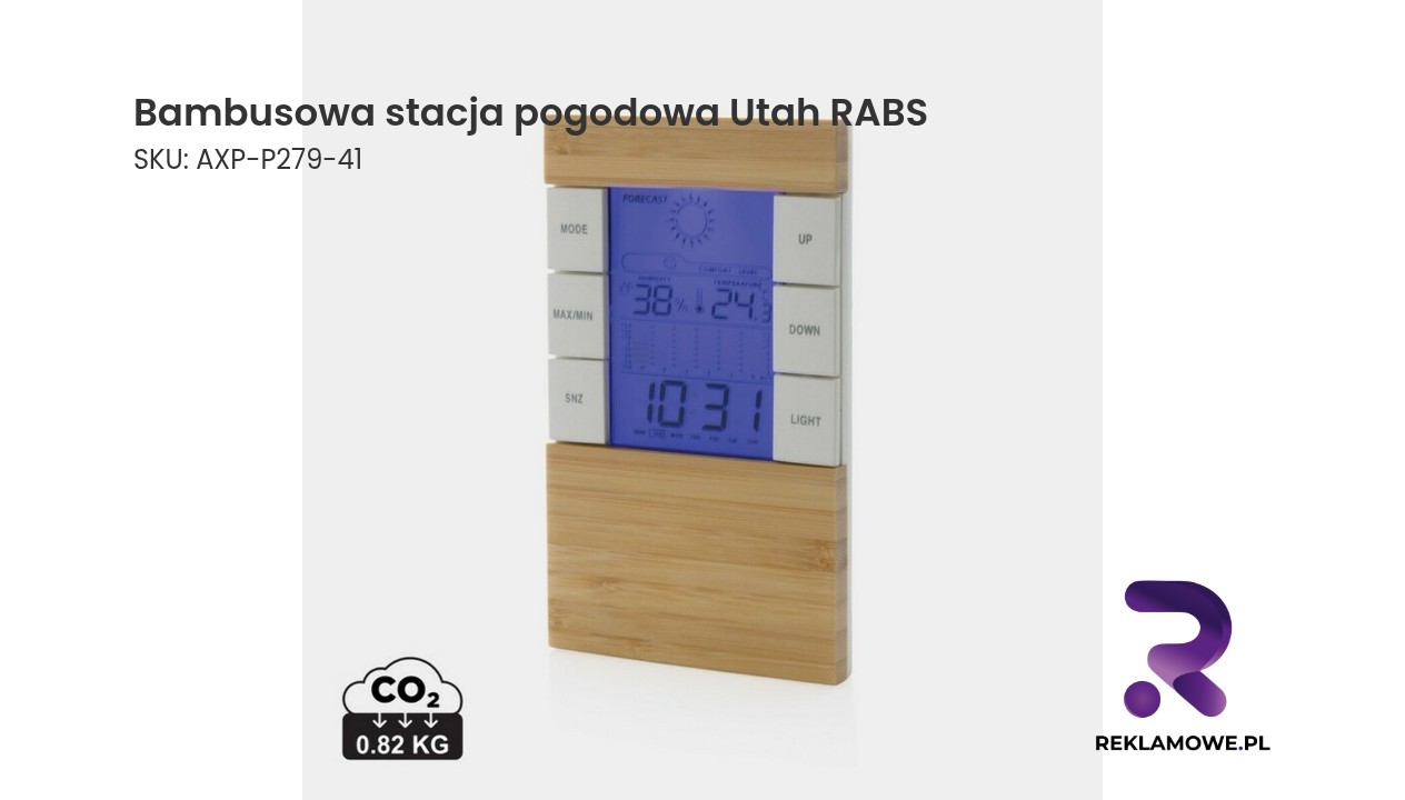 Bambusowa stacja pogodowa Utah RABS
