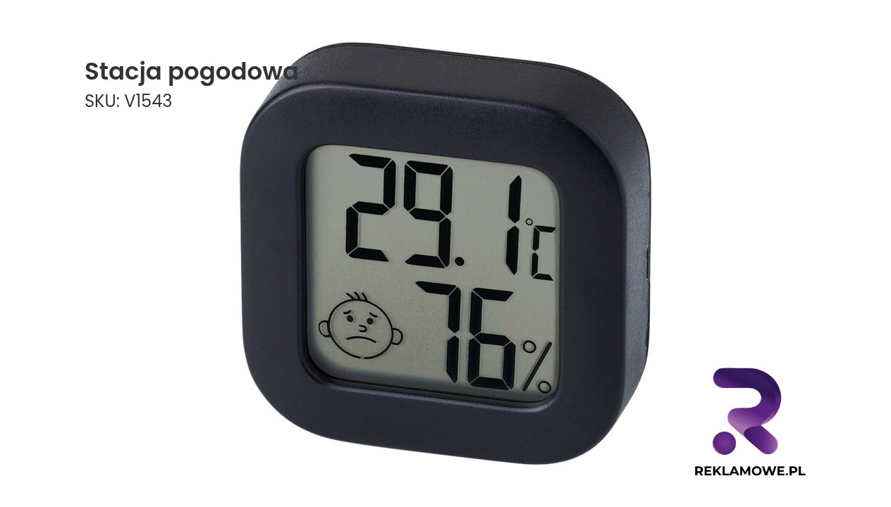 Nowoczesna stacja pogodowa z wyświetlaczem LCD