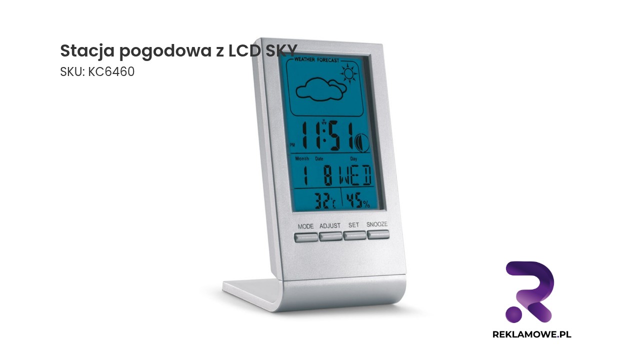 Stacja pogodowa z wyświetlaczem LCD SKY