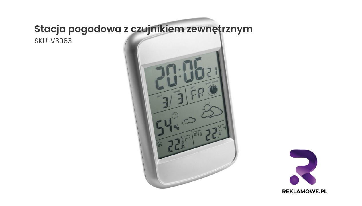 Stacja pogodowa z czujnikiem zewnętrznym