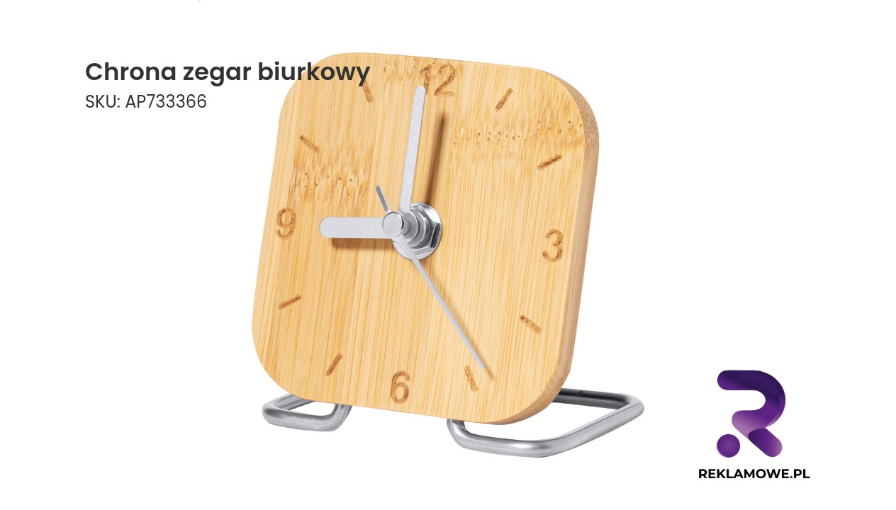 Chrona zegar biurkowy na biurko