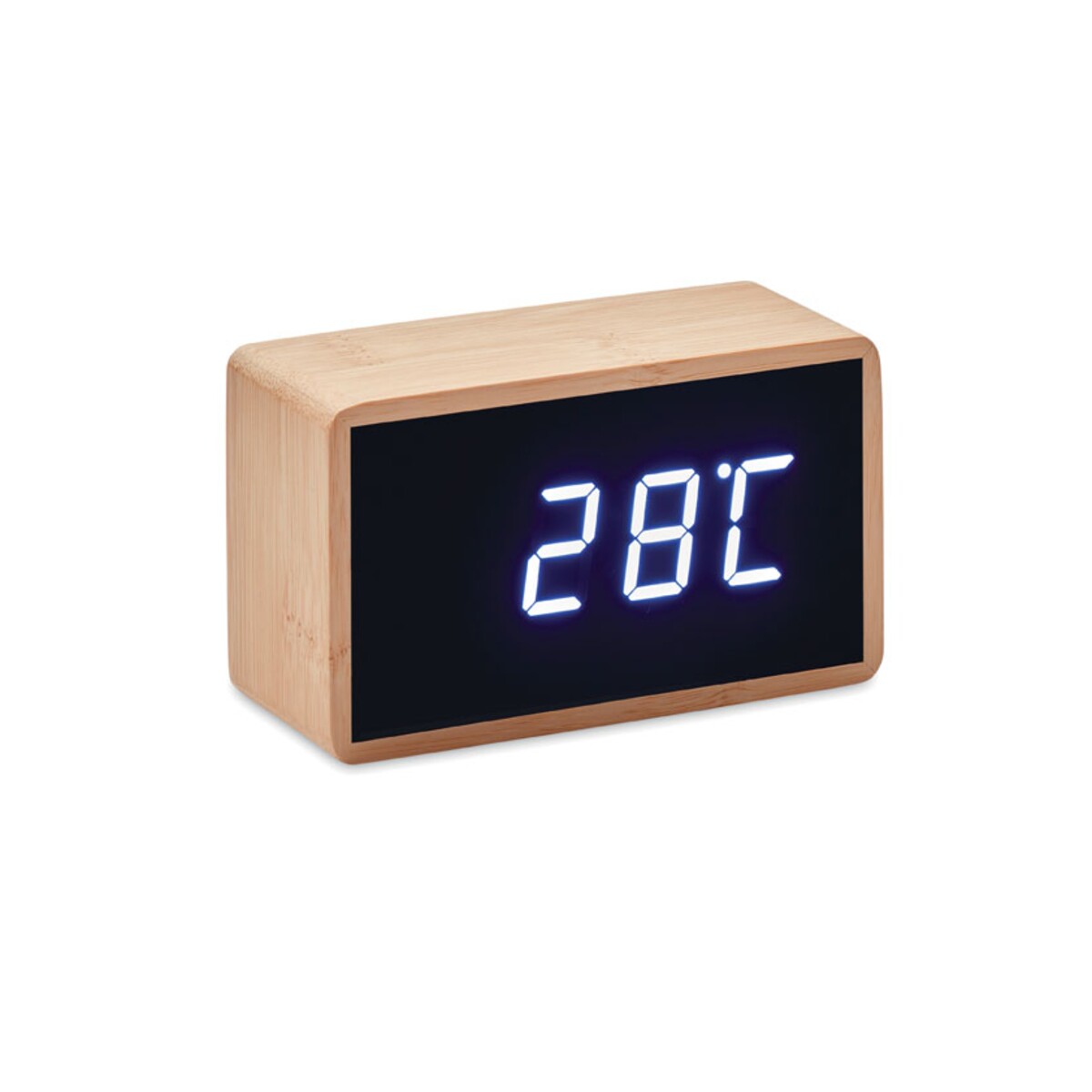 Bambusowy budzik LED MIRI CLOCK mo9921-40