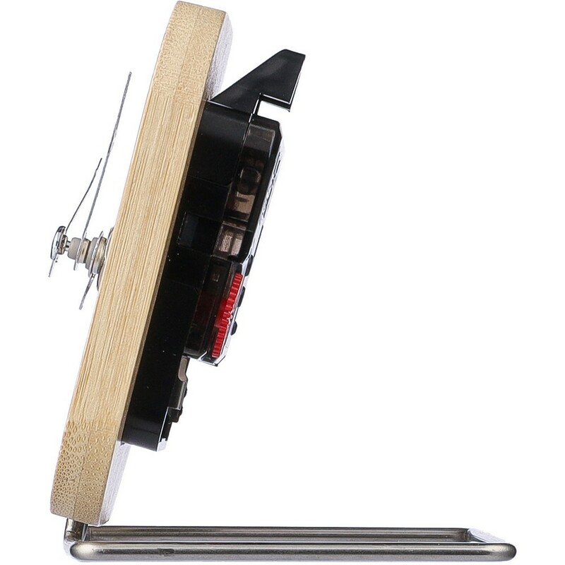 Zegar reklamowy bambusowy zegar na biurko VA482-16_ISL01 Bambusowy zegar na biurko VA482-16_ISL01