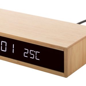 Molarm bambusowa bezprzewodowa ładowarka i zegar AP810467