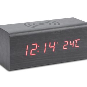 Zegar na biurko z ładowarką indukcyjną CORNELL 03087-02