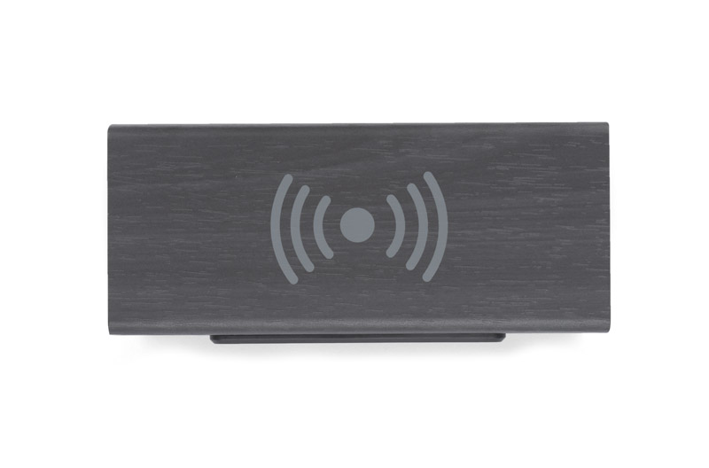 Zegar reklamowy zegar na biurko z ładowarką indukcyjną cornell 03087-02_eh Zegar na biurko z ładowarką indukcyjną CORNELL 03087-02_eh