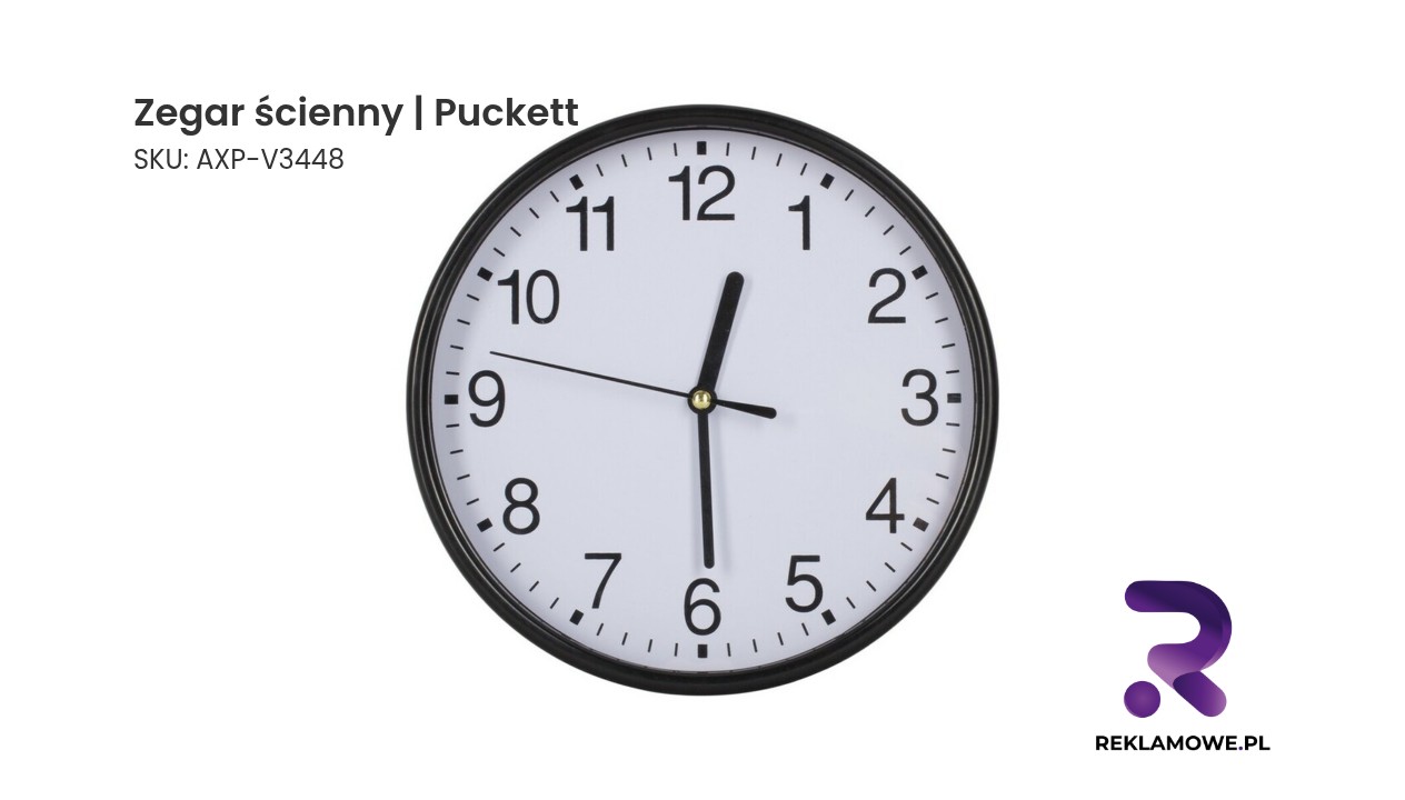 Zegar ścienny | Puckett Widok zegara ściennego marki Puckett